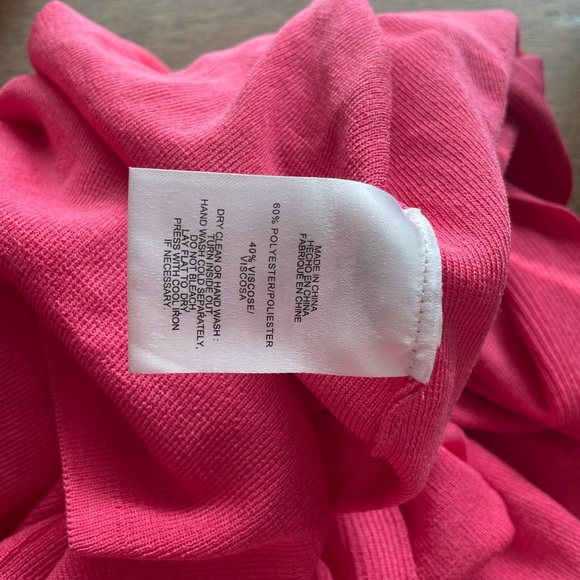 Jones New York cardigan pink fuschia size Medium - Picture 10 of 13